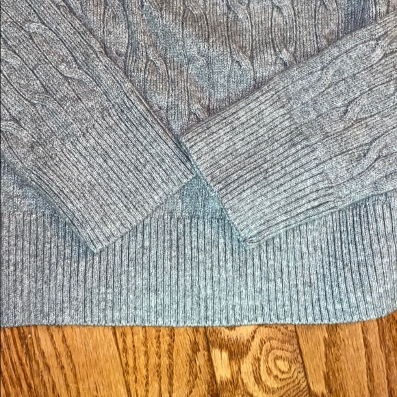 NWT LANDS END CABLE KNIT SWEATER - Picture 7 of 8